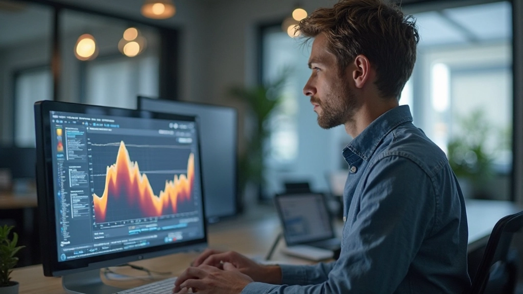Heatmap toont waar bezoekers klikken op een pagina met oranje versus grijze CTA-knoppen